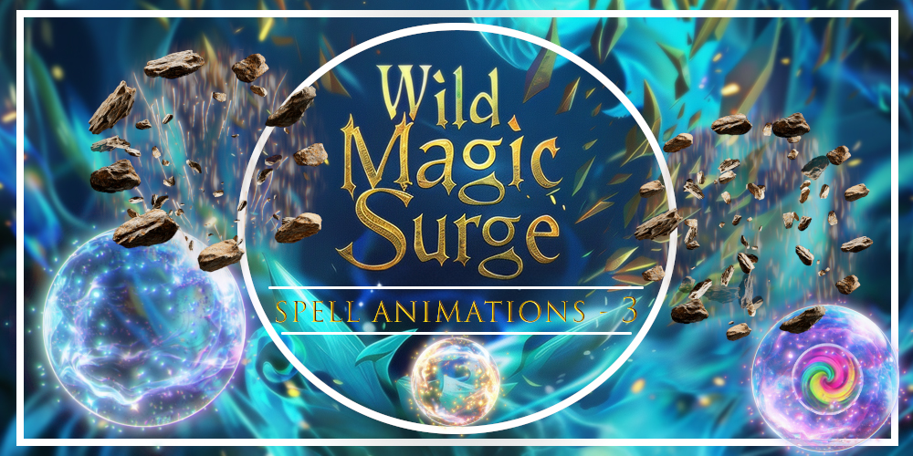 Wild Magic Surge AOE Spell Animations - Three